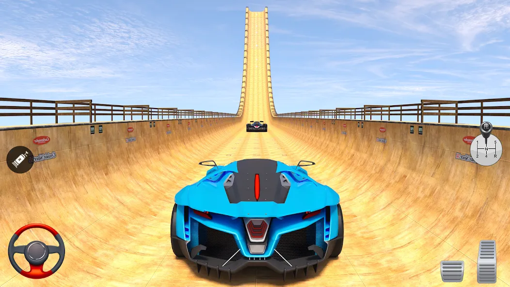 Superhero Car: Mega Ramp Games (Рамп Кар Гейм) [МОД: Много денег, Монет и Все открыто] Screenshot 4
