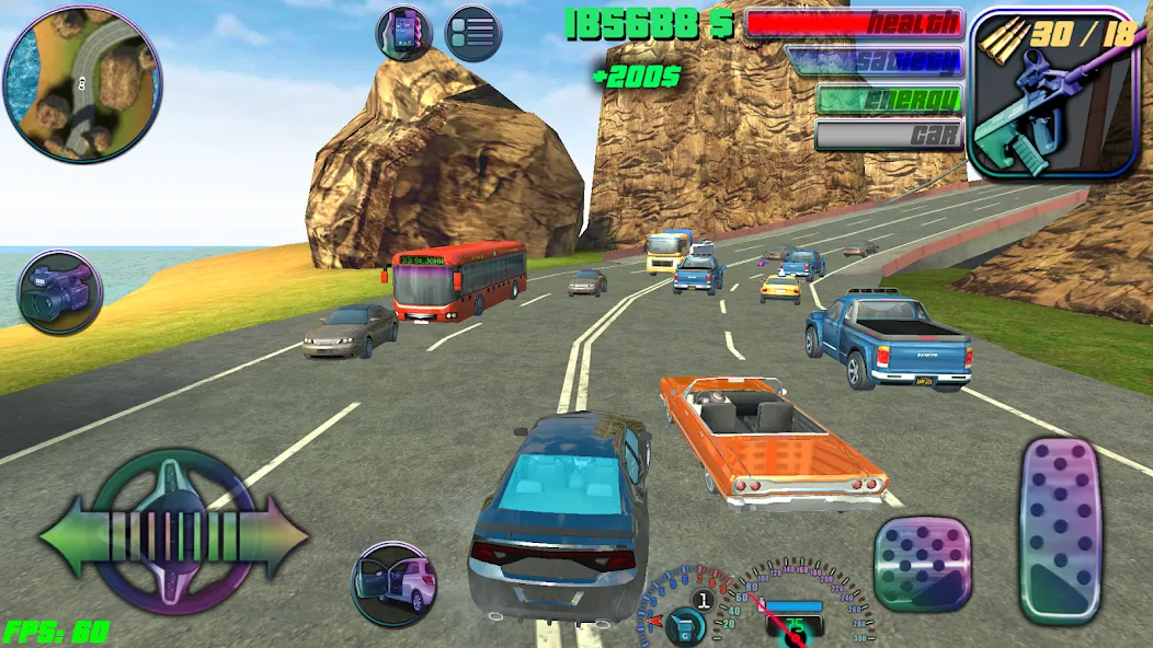 Crazy Miami Online (Крейзи Майами Онлайн) [МОД: Много денег, Монет и Все открыто] Screenshot 2