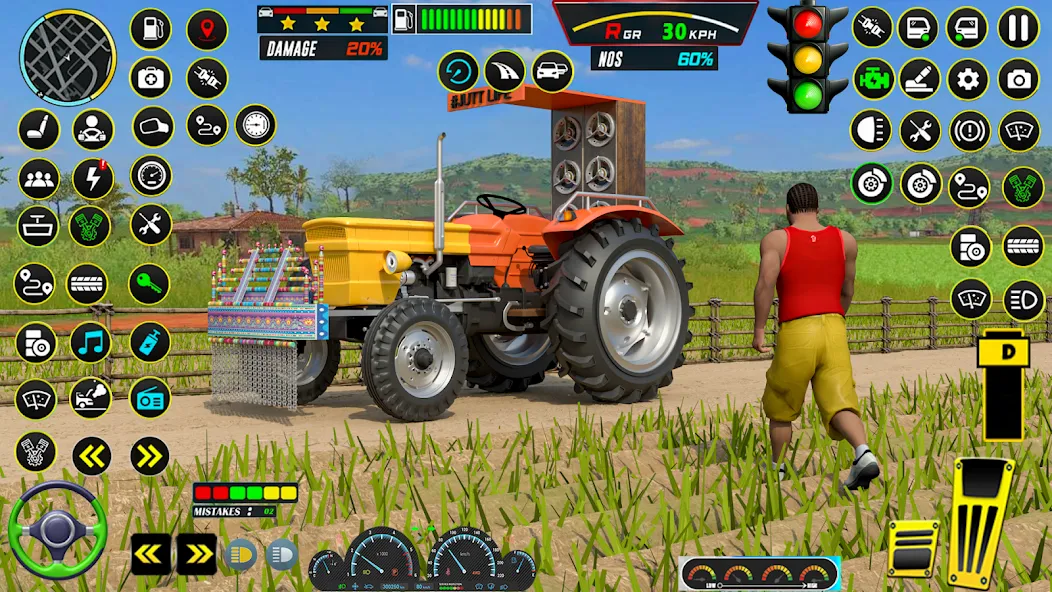 Farming Tractor Game Simulator (Фарминг Трактор Игра Симулятор) [МОД: Бесконечные деньги, Монеты и Мега MOD] Screenshot 2
