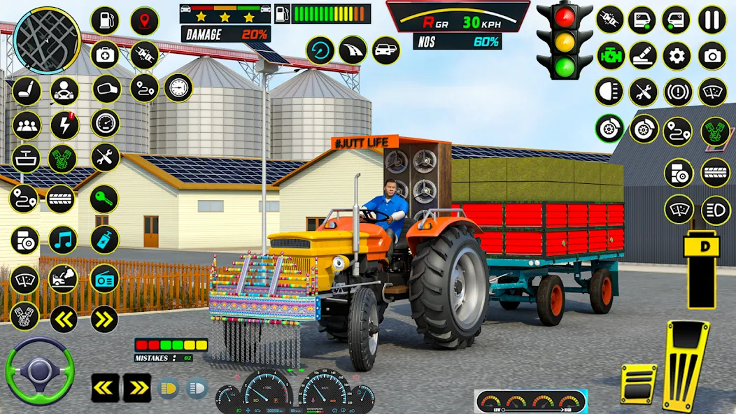 Farming Tractor Game Simulator (Фарминг Трактор Игра Симулятор) [МОД: Бесконечные деньги, Монеты и Мега MOD] Screenshot 3