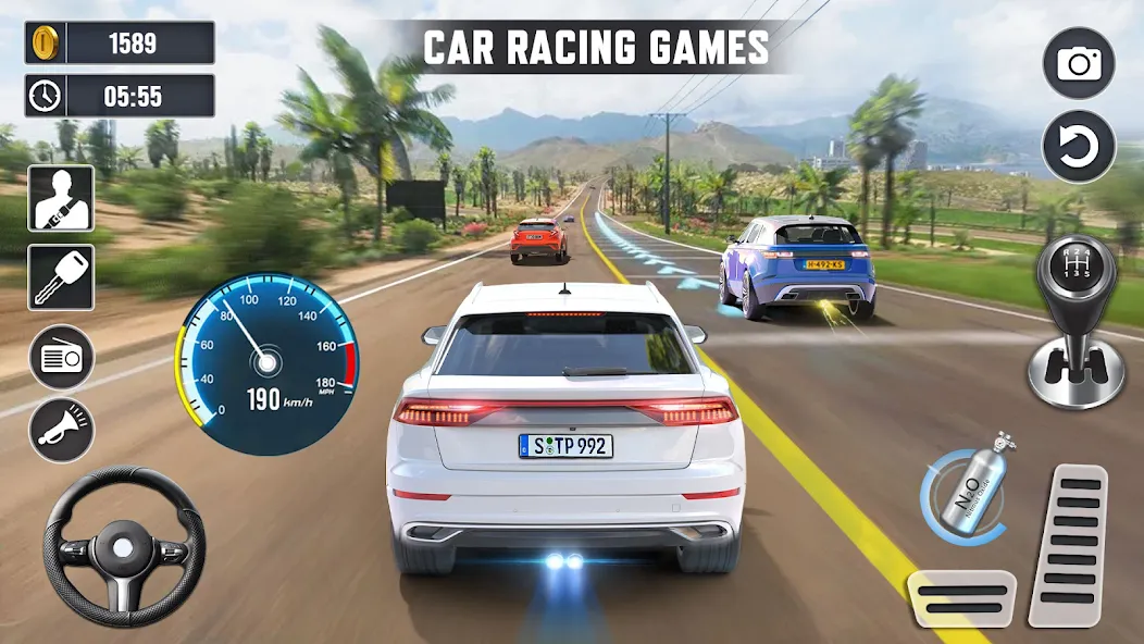 Real Highway Car Racing Games [МОД: Бесконечные деньги, Монеты и Мега MOD] Screenshot 5