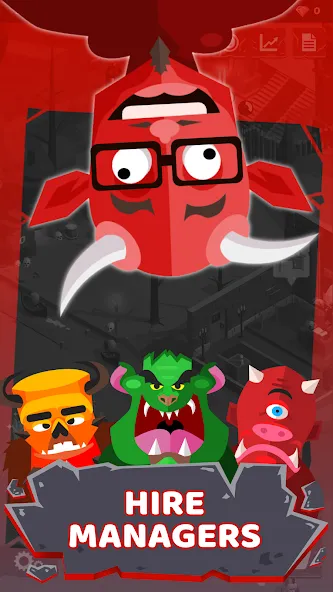 Hell: Idle Evil Tycoon Sim (Хелл) [МОД: Бесконечные деньги, Монеты и Мега MOD] Screenshot 1