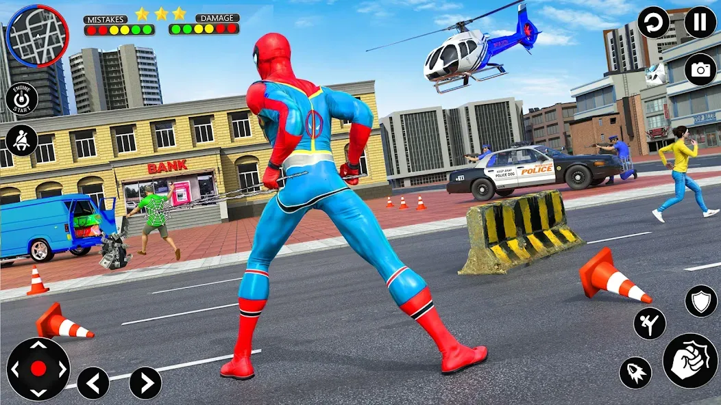 Spider Rope Hero Spider Games [МОД: Меню, Бесконечные монеты и Открытые уровни] Screenshot 3