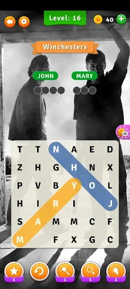 Supernatural Word Search (упернатуральный поиск слов) [МОД: Все открыто, Дополнительные деньги и Меню MOD] Screenshot 4