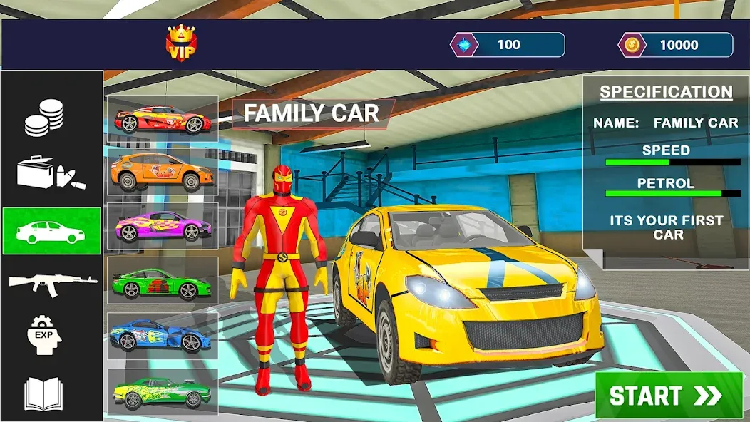 Rope Hero Spider Fighting Game [МОД: Много денег, Монет и Все открыто] Screenshot 5