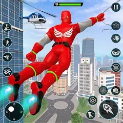 Скачать Rope Hero Spider Fighting Game [МОД: Много денег, Монет и Все открыто] | Взлом Rope Hero Spider Fighting Game на Андроид