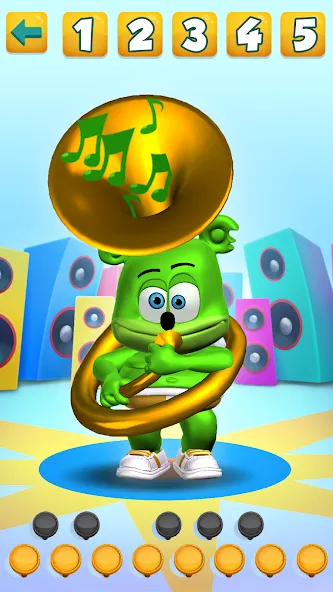 Talking Gummy Bear Kids Games [МОД: Много монет, Открытые уровни и Мега MOD] Screenshot 4
