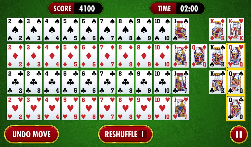 Gaps Solitaire Challenge (Гапс Солитер Челлендж) [МОД: Много монет, Открытые уровни и Мега MOD] Screenshot 2