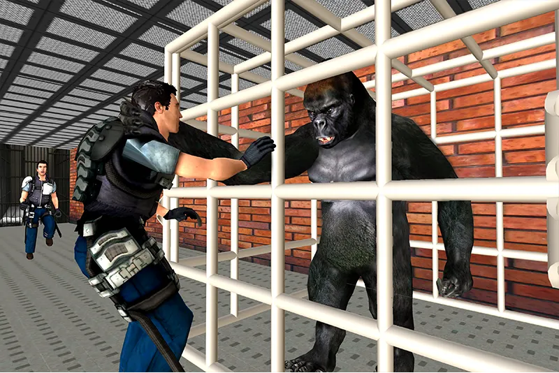 Gorilla Smash City Escape Jail [МОД: Меню, Бесконечные монеты и Открытые уровни] Screenshot 3