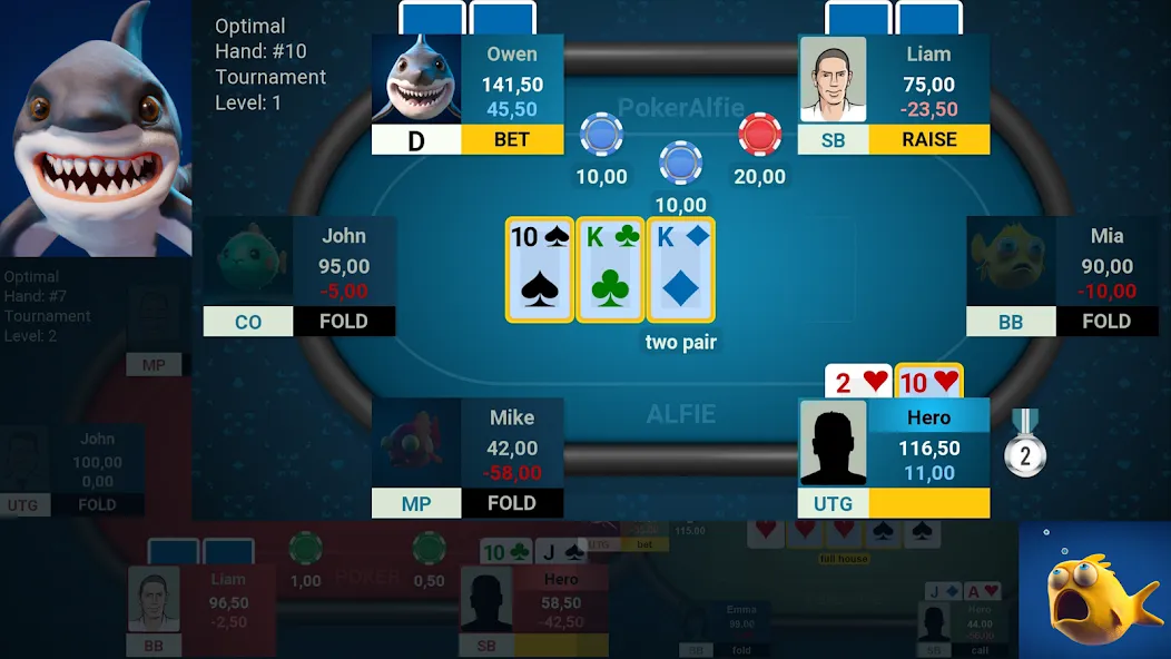 Offline Poker AI - PokerAlfie (Оффлайн Покер ИИ) [МОД: Все открыто, Дополнительные деньги и Меню MOD] Screenshot 1
