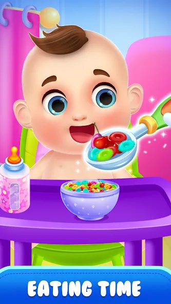 Mom newborn babysitter care (Мама новорожденного няня заботится) [МОД: Деньги, Монеты и Меню MOD] Screenshot 2