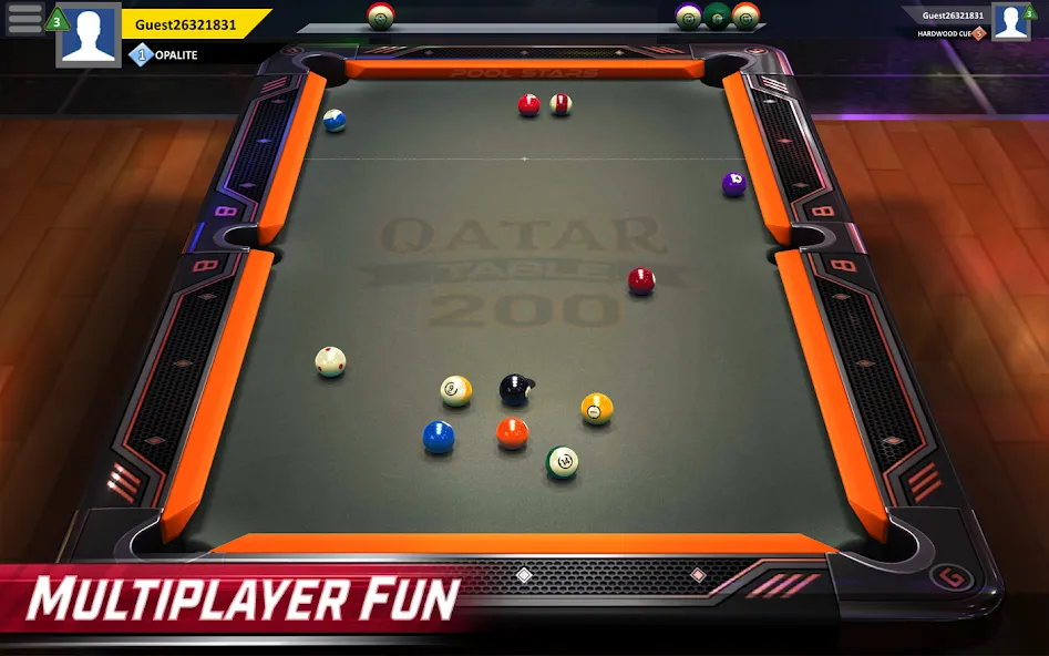 Pool Stars - 3D Online Multipl (Пул Старс) [МОД: Меню, Бесконечные монеты и Открытые уровни] Screenshot 4