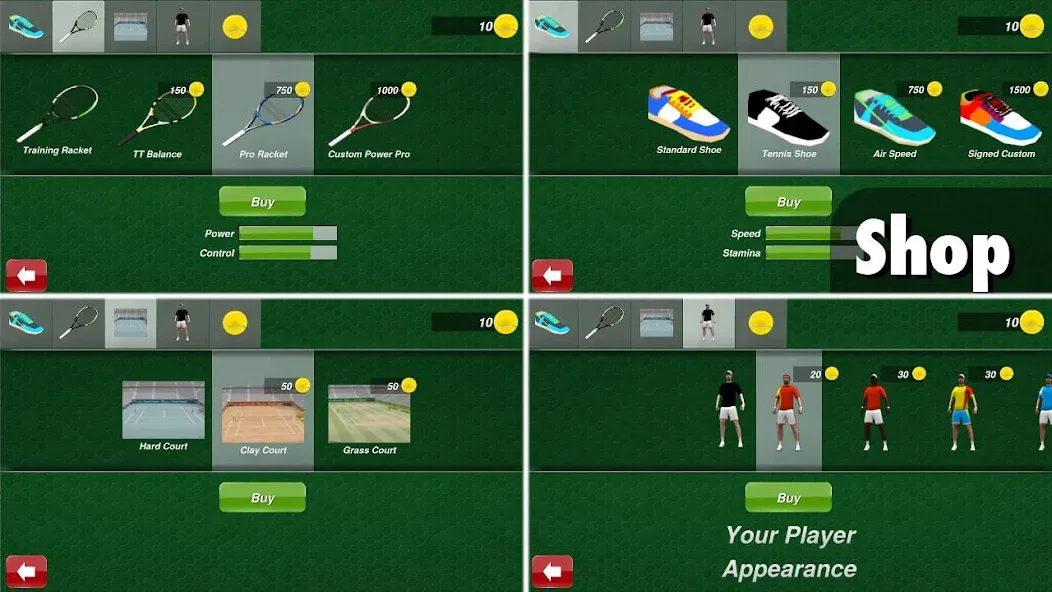 Tennis Champion 3D - Online Sp [МОД: Бесконечные деньги, Монеты и Мега MOD] Screenshot 5