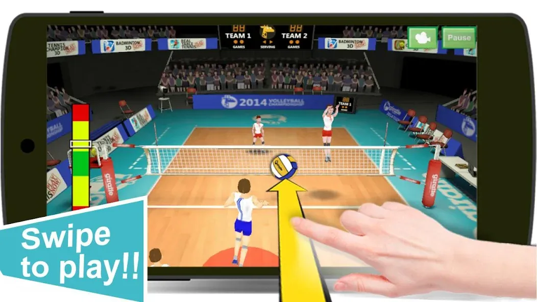Volleyball Champions 3D — Onli [MOD: Mega Mod/Меню] - Скриншот 2