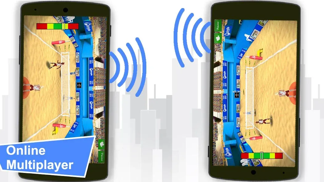 Volleyball Champions 3D — Onli [MOD: Mega Mod/Меню] - Скриншот 3