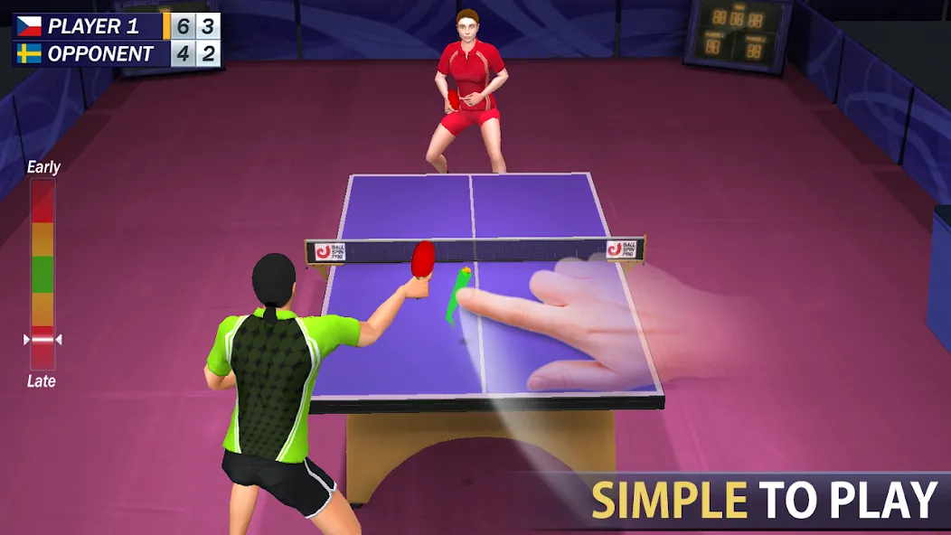 Table Tennis [МОД: Много денег, Монет и Все открыто] Screenshot 1