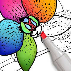 Скачать Coloring for adults offline [МОД: Бесконечные деньги, Монеты и Мега MOD] | Взлом Coloring for adults offline на Андроид