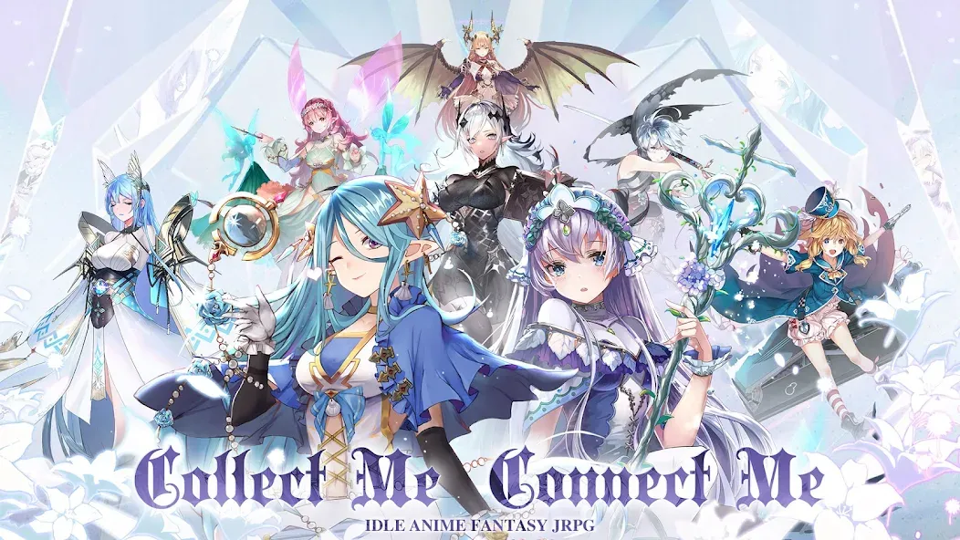 Girls' Connect: Idle RPG [МОД: Много монет, Открытые уровни и Мега MOD] Screenshot 1