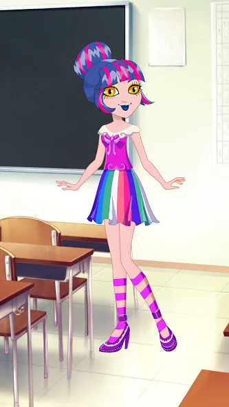 Pony College Student Dress Up (Пони Студент Колледжа Одеваются) [МОД: Меню, Бесконечные монеты и Открытые уровни] Screenshot 3