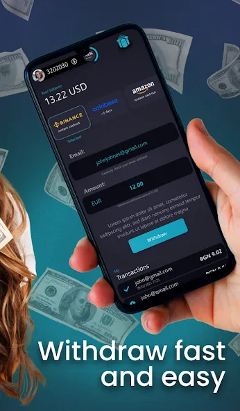 Cash Earning App Givvy Videos (Кэш Заработок Приложение  Видео) [МОД: Все открыто, Дополнительные деньги и Меню MOD] Screenshot 3