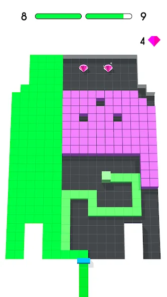 Color Fill 3D (Цолор Филл 3Д) [МОД: Деньги, Монеты и Меню MOD] Screenshot 3
