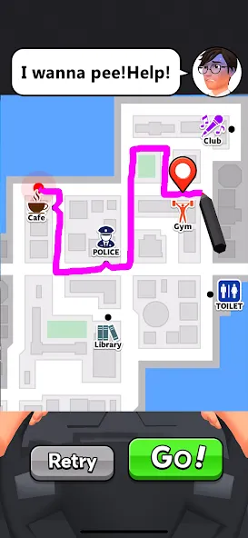 Taxi Master - Draw&Story game (Такси Мастер) [МОД: Все открыто, Дополнительные деньги и Меню MOD] Screenshot 2