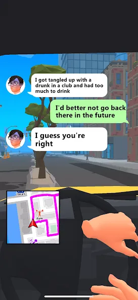 Taxi Master - Draw&Story game (Такси Мастер) [МОД: Все открыто, Дополнительные деньги и Меню MOD] Screenshot 3