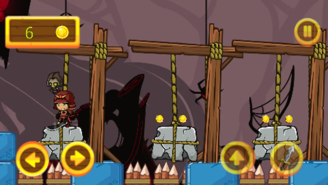 samurai adventure (самурайские приключения) [МОД: Меню, Бесконечные монеты и Открытые уровни] Screenshot 3