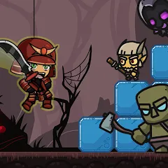 Скачать samurai adventure (самурайские приключения) [МОД: Меню, Бесконечные монеты и Открытые уровни] | Взлом samurai adventure на Андроид