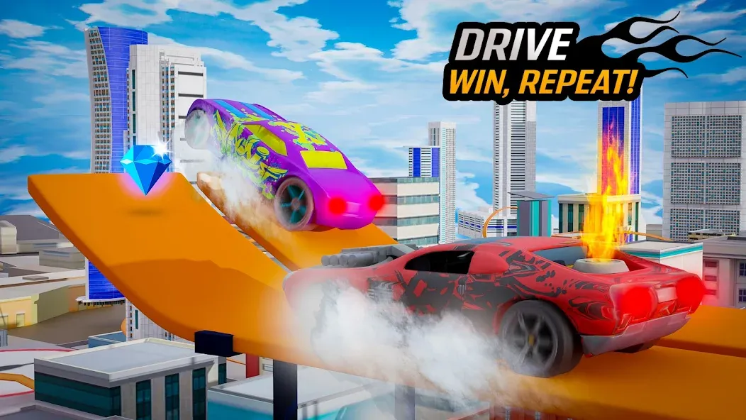 Nano Monster Truck Jam Game [МОД: Меню, Бесконечные монеты и Открытые уровни] Screenshot 2