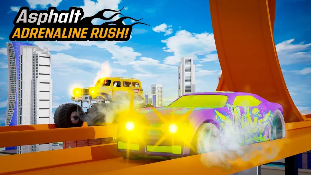 Nano Monster Truck Jam Game [МОД: Меню, Бесконечные монеты и Открытые уровни] Screenshot 3