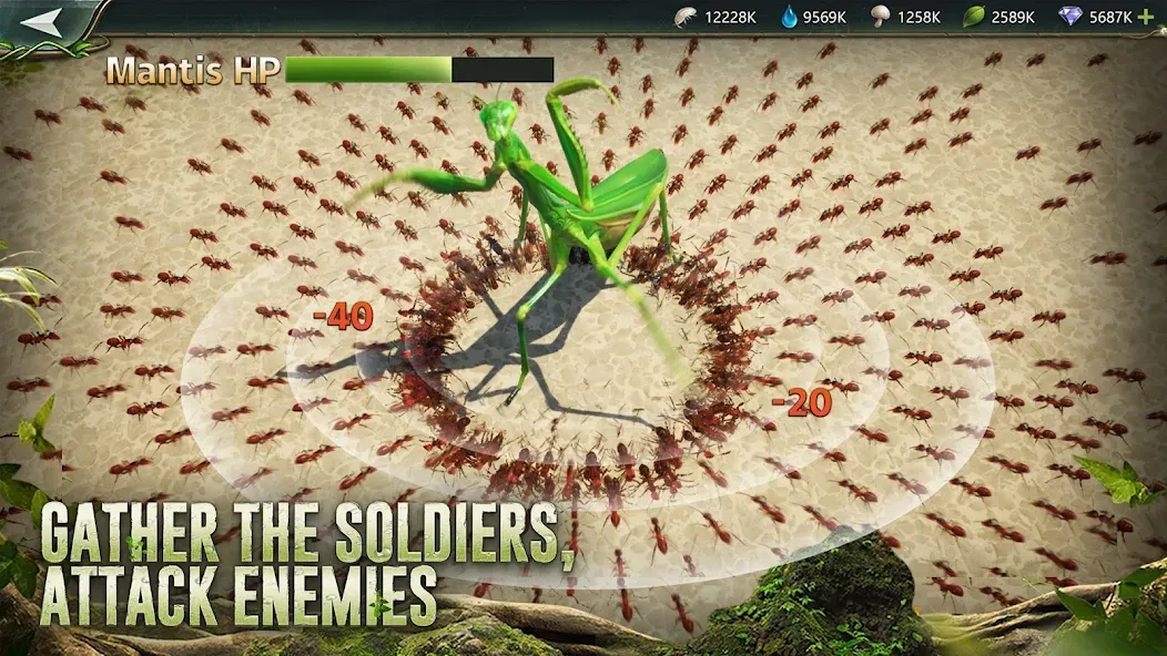 Ant Legion: For The Swarm (Ант Легион) [МОД: Много монет, Открытые уровни и Мега MOD] Screenshot 4