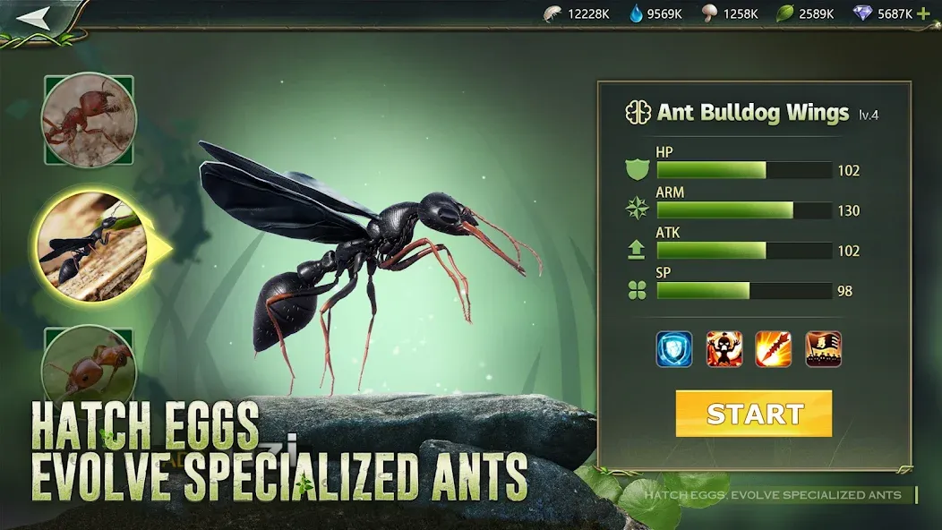 Ant Legion: For The Swarm (Ант Легион) [МОД: Много монет, Открытые уровни и Мега MOD] Screenshot 5