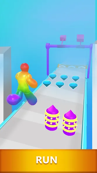 Blob Dash - Endless Runner (Блоб Дэш) [МОД: Деньги, Монеты и Меню MOD] Screenshot 3