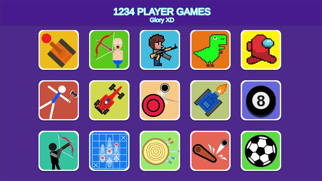 1234 Player Mini Game [МОД: Меню, Бесконечные монеты и Открытые уровни] Screenshot 1