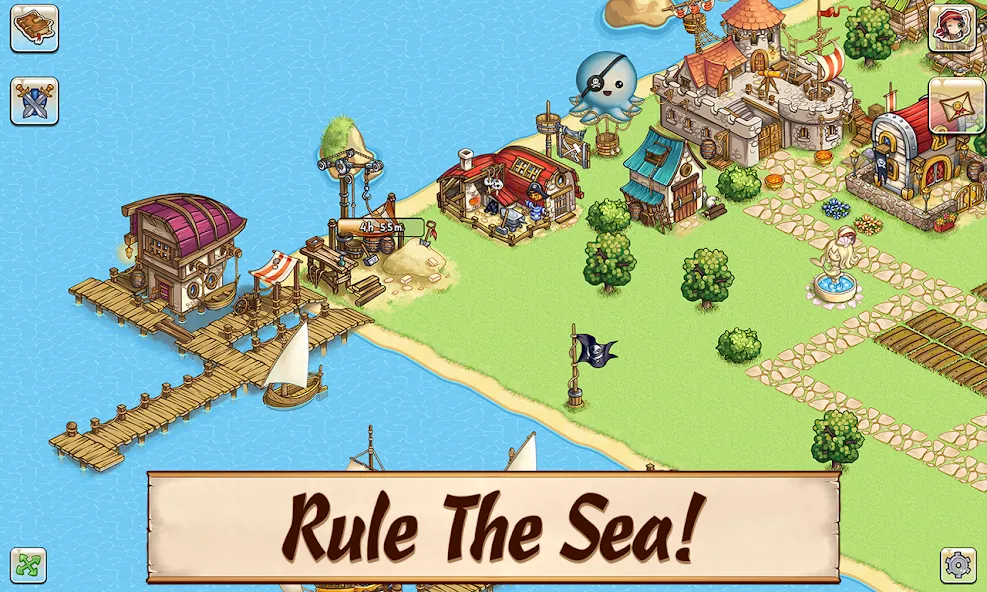 Pirates of Everseas (Пираты Эверсис) [МОД: Много денег, Монет и Все открыто] Screenshot 4
