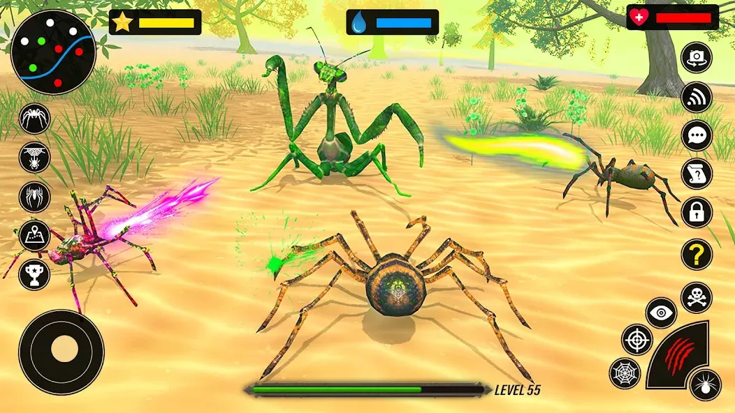 Spider Simulator - Creepy Tad (Спайдер Симулятор) [МОД: Много монет, Открытые уровни и Мега MOD] Screenshot 2
