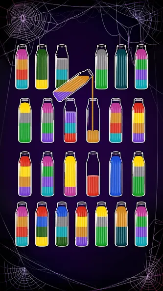 Soda Sort: Water Color Puzzle (Сода Сорт) [МОД: Бесконечные деньги, Монеты и Мега MOD] Screenshot 2