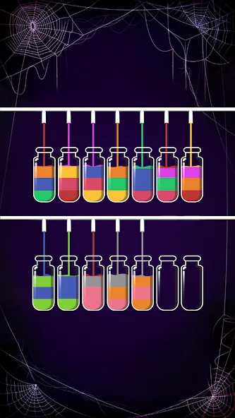Soda Sort: Water Color Puzzle (Сода Сорт) [МОД: Бесконечные деньги, Монеты и Мега MOD] Screenshot 4