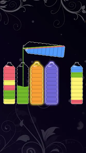 Water Sort - Color Puzzle Game (Уотер Сорт) [МОД: Много денег, Монет и Все открыто] Screenshot 1