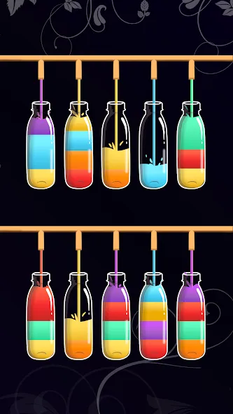 Water Sort - Color Puzzle Game (Уотер Сорт) [МОД: Много денег, Монет и Все открыто] Screenshot 2
