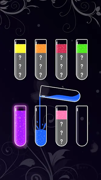 Water Sort - Color Puzzle Game (Уотер Сорт) [МОД: Много денег, Монет и Все открыто] Screenshot 4