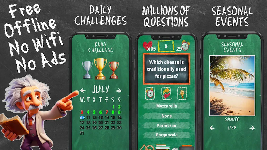 Quiz Games Offline Games [МОД: Много монет, Открытые уровни и Мега MOD] Screenshot 2