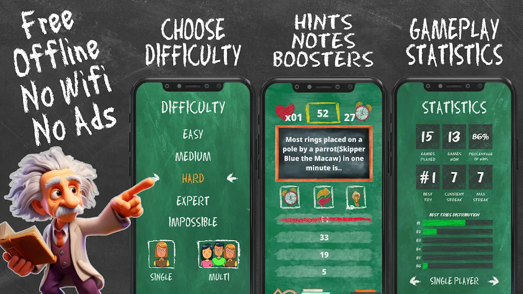 Quiz Games Offline Games [МОД: Много монет, Открытые уровни и Мега MOD] Screenshot 3
