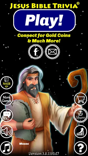 Jesus Bible Trivia Games Quiz (Джизус Библ Тривиа Геймс Квиз) [МОД: Деньги, Монеты и Меню MOD] Screenshot 1