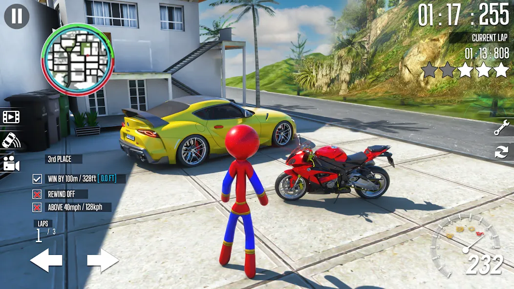 Spider Game-Stickman Rope Hero [МОД: Меню, Бесконечные монеты и Открытые уровни] Screenshot 1