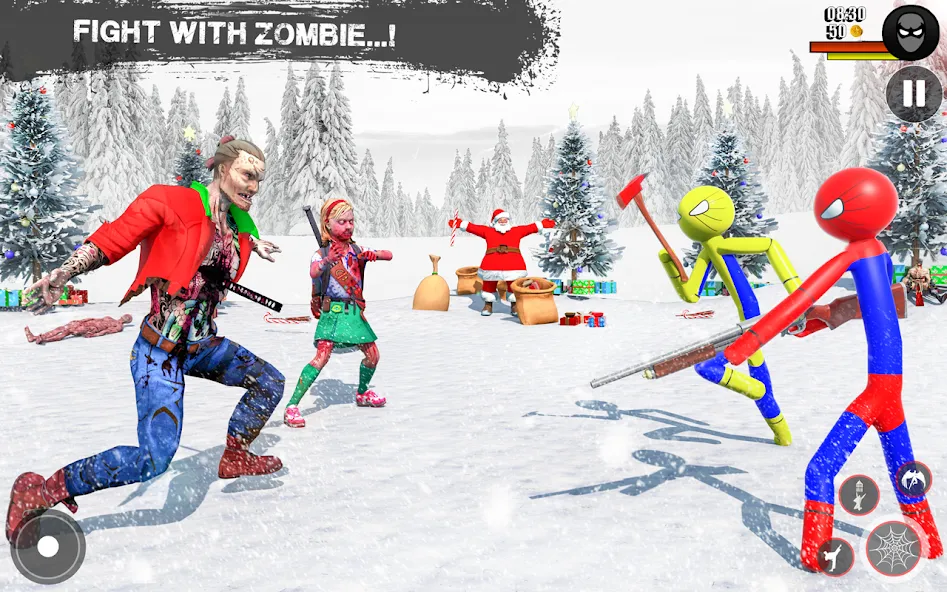 Spider Game-Stickman Rope Hero [МОД: Меню, Бесконечные монеты и Открытые уровни] Screenshot 4