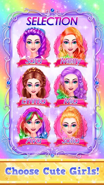 Fashion Braid Hairstyles Salon [МОД: Бесконечные деньги, Монеты и Мега MOD] Screenshot 2