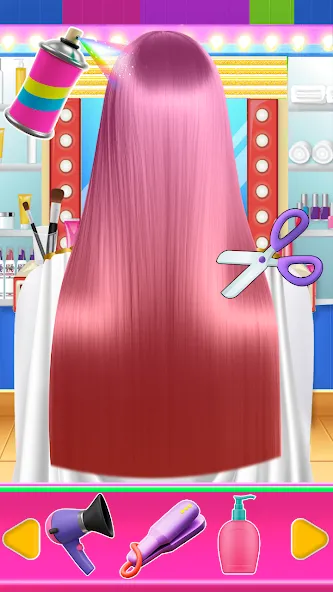 Fashion Braid Hairstyles Salon [МОД: Бесконечные деньги, Монеты и Мега MOD] Screenshot 3