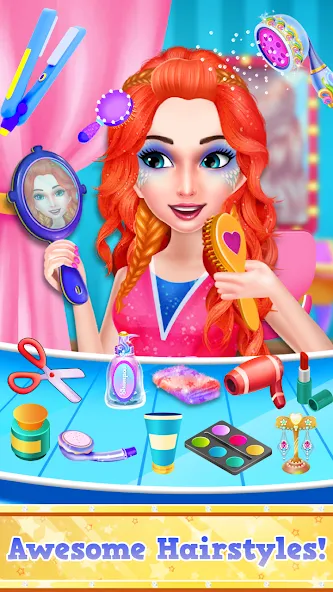 Fashion Braid Hairstyles Salon [МОД: Бесконечные деньги, Монеты и Мега MOD] Screenshot 4